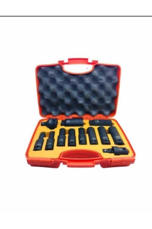 1/2 Profesyonel 12 Parça Havalı Derin Lokma Seti 022-Rc2333