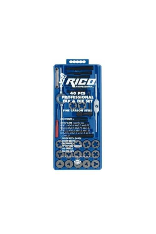 Pafta Kılavuz Takımı 40 Parça Diş Açma Paftası Set