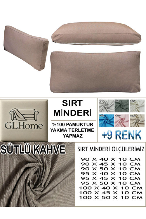 %100 Pamuk Petek 2 Adet Sırt Minderi Kılıfı