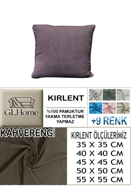 %100 Pamuk Petek 2'Li Kirlent Kılıfı