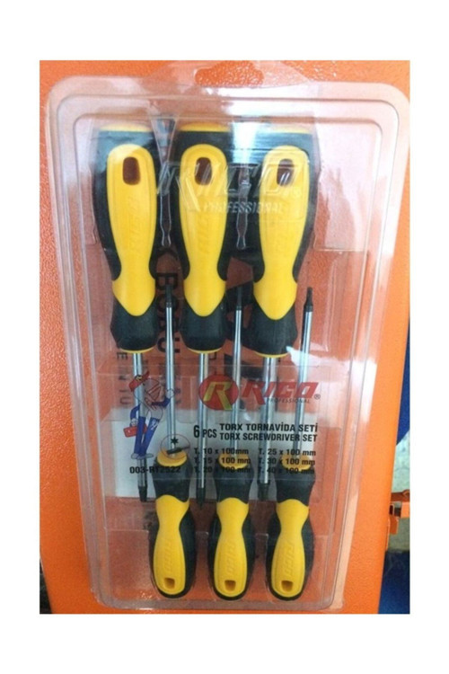 6 Parça Torx Tornavida Takımı - Tornavida Seti