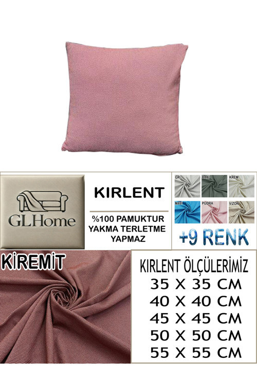 %100 Pamuk Petek 2'Li Kirlent Kılıfı