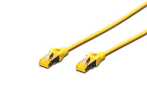 Beek CAT 6A SFTP/PIMF (Pairs In Metal Foil) Patch Kablosu, LSZH, 0,25 metre, AWG 26, Sarı Renk