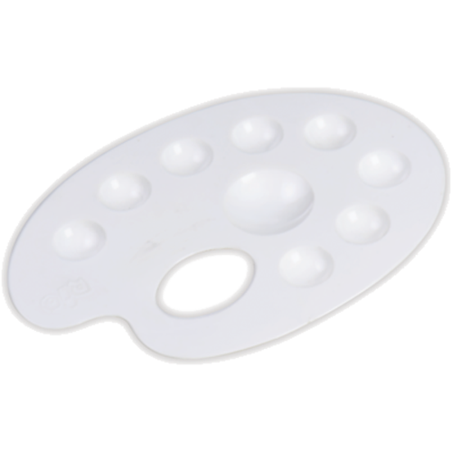 Palet Akrilik Oval Beyaz 701