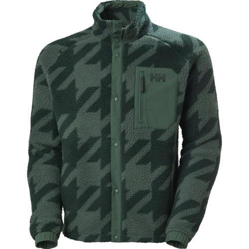 Panorama Printed Pile Snap Erkek Polar