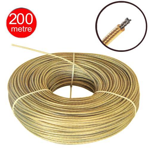 8mm Pvc İzole Kaplı Çelik Halat Tel - 200 metre