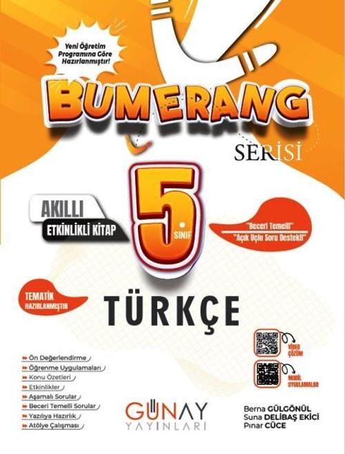 5. Sınıf Türkçe Etkinlikli Soru Bankası Bumerang Serisi 2025


