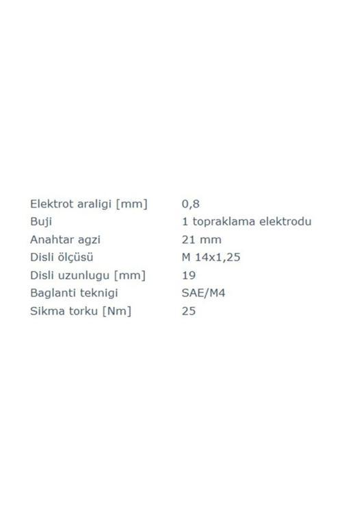 Buji W8dc 0241229574 ( Renault : R9 Bmw : 3 Serisi ) - Bos-0241229715