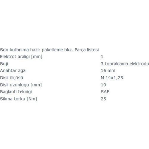 Buji Ateşleme 3T F7Ltcr Bora Golf Polo Passat 1.6 2.0 98