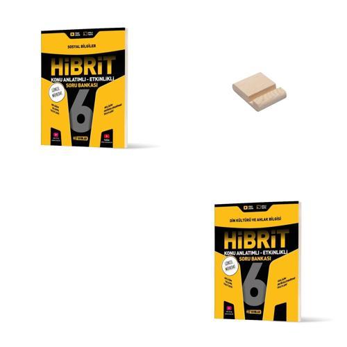 6. Sınıf Sosyal ve Din Kültürü Hibrit Etkinlikli Soru Bankası + Telefon Standı