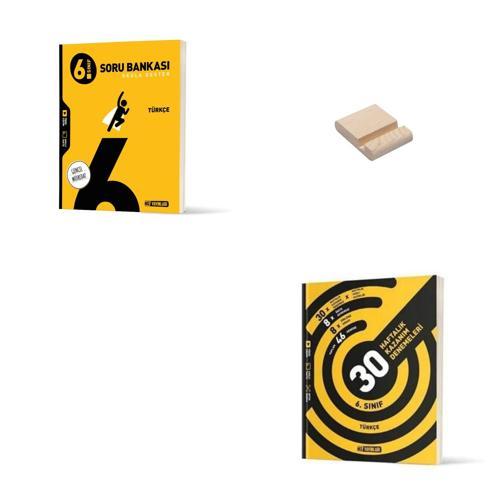 6. Sınıf Türkçe Soru Bankası ve Kazanım Denemeleri + Telefon Standı