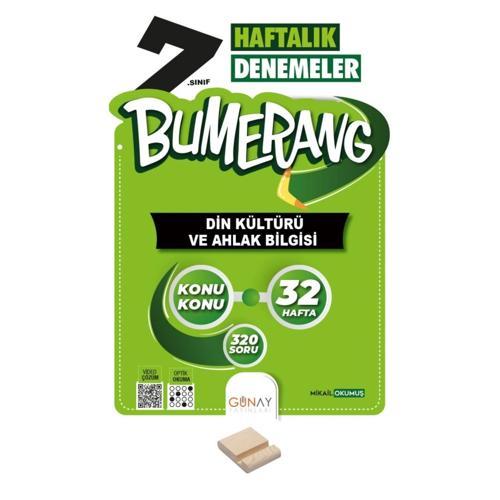 7 Sınıf Bumerang 32 Haftalık Din Denemeleri + Telefon Standı