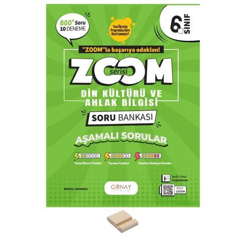 6. Sınıf Zoom Serisi Din Kültürü Soru Bankası + Telefon Standı
