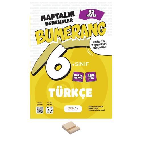 6. Sınıf Bumerang 32 Haftalık Türkçe Denemeleri+ Telefon Standı