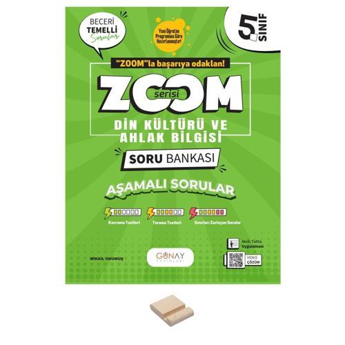 5. Sınıf Zoom Serisi Din Kültürü Soru Bankası + Telefon Standı