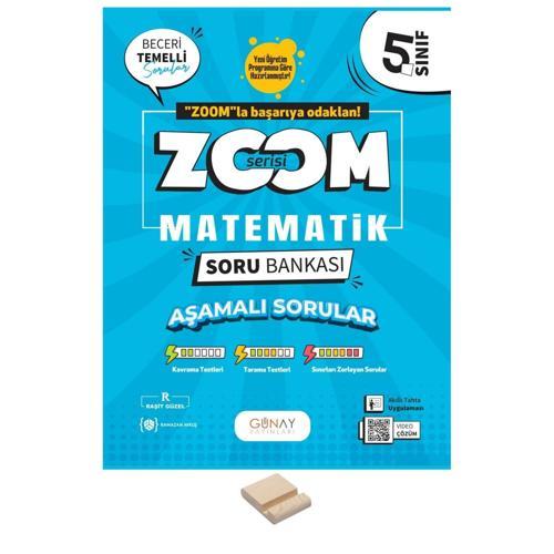 5. Sınıf Zoom Serisi Matematik Soru Bankası + Telefon Standı