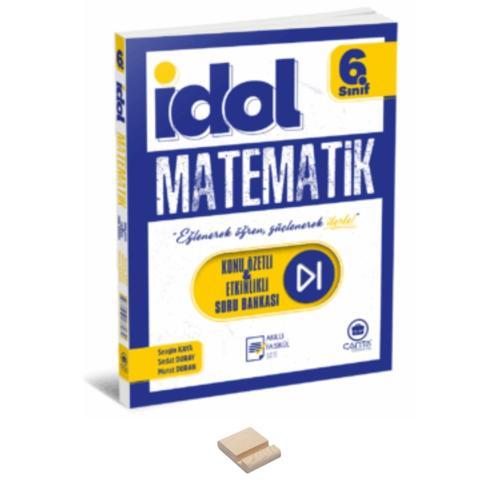 6. Sınıf İdol Matematik Konu Özetli Etkinlikli Soru Bankası ve Telefon Standı