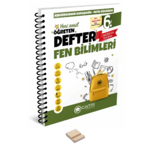 6. Sınıf Fen Bilimleri Öğreten Defter ve Telefon Standı