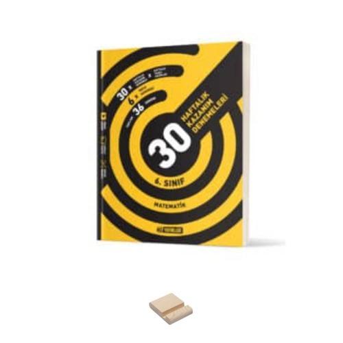 6. Sınıf 30 Haftalık Matematik Deneme ve Telefon Standı