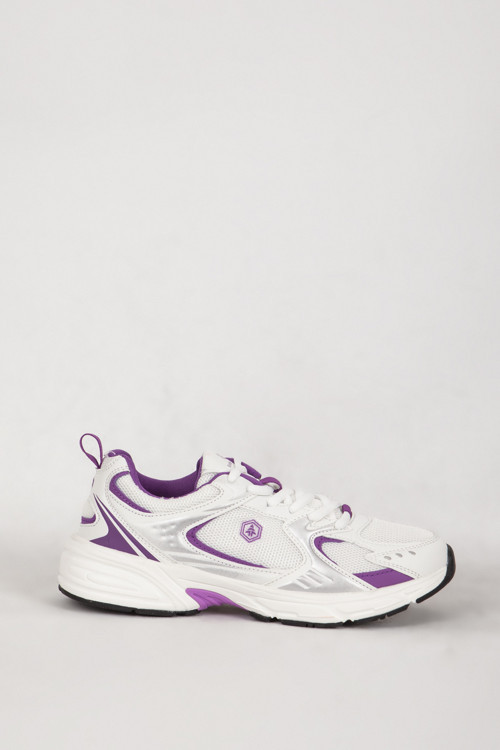 Kadın Sneaker Nefes Alabilir Comfort Günlük Spor Ayakkabı HJ 23144Z BEYAZ/MOR