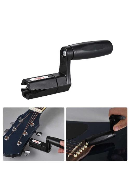 A009Cp String Winder Çok Fonksiyonlu Gitar Tel Sarıcı Köprü Pim Sökücü Elektrikli Matkap