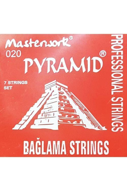 Masterwork Piramid Bağlama Tel 0,20 Uzun Sap
