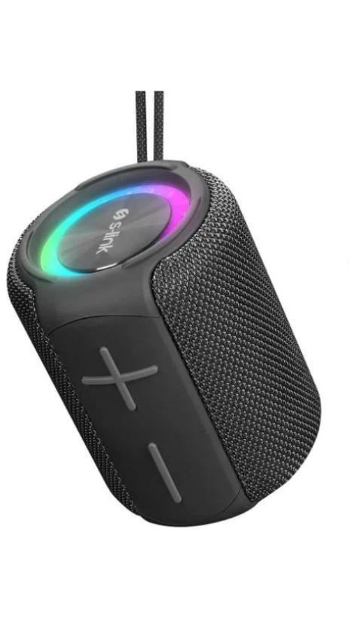 SS4506/BK Taşınabilir 8W Ses Çıkışı RGB Bluetooth Hoparlör