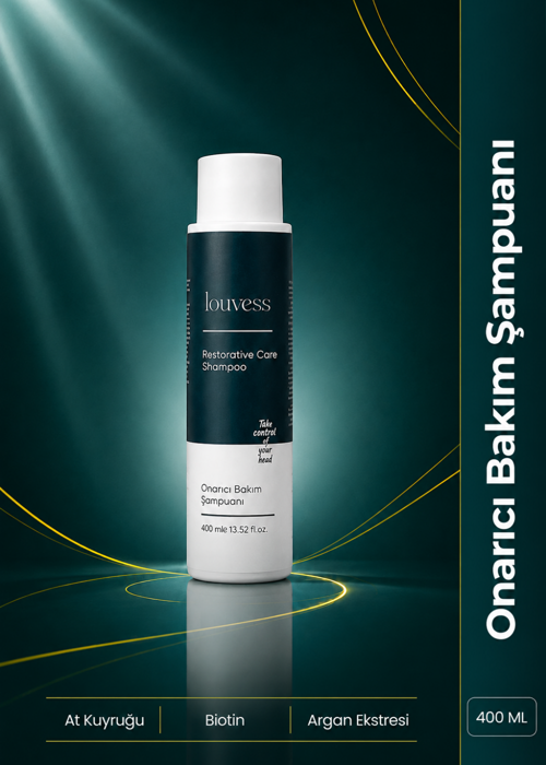 Onarıcı Bakım Şampuanı ( Güneş ve Hava Almayan Saçlar için At Kuyruğu-Biotin-Argan Formülü 400 ML)