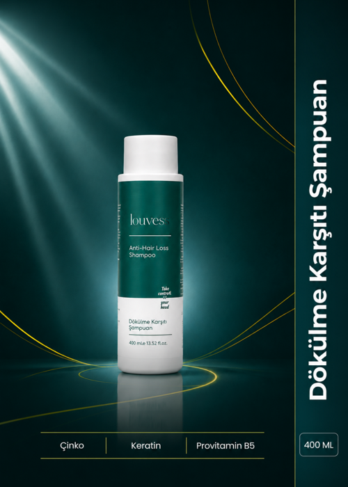 Dökülme Karşıtı Şampuan (Keratin, Çinko ve Provitamin B5 ile Güçlendirilmiş Formül 400 ML)