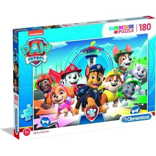 Orijinal Lisanslı Clementoni 29105 Paw Patrol Supercolor 180 Parça Yapboz Çocuk Puzzle