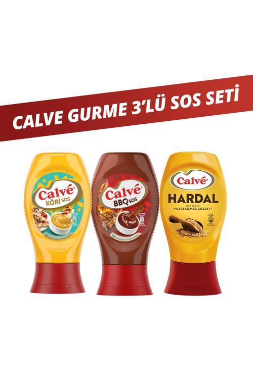Köri Sos 260 gr Bbq Sos 290 gr Hardal 250 gr