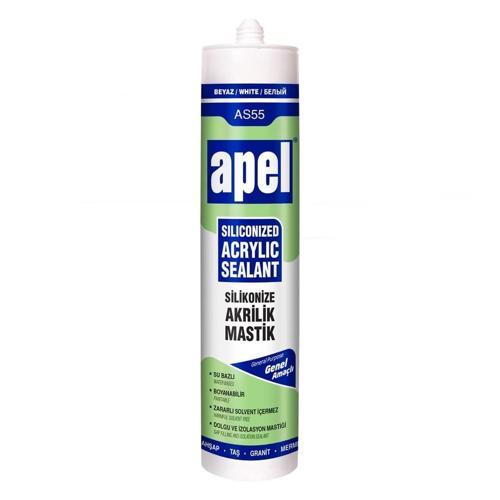 Silikonize Akrilik Mastik 500 Gr Beyaz