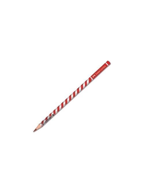 Faber-Castell Kurşun Kalem Başlık Candyroll Kırmızı 1131490011 (12 Li Paket)