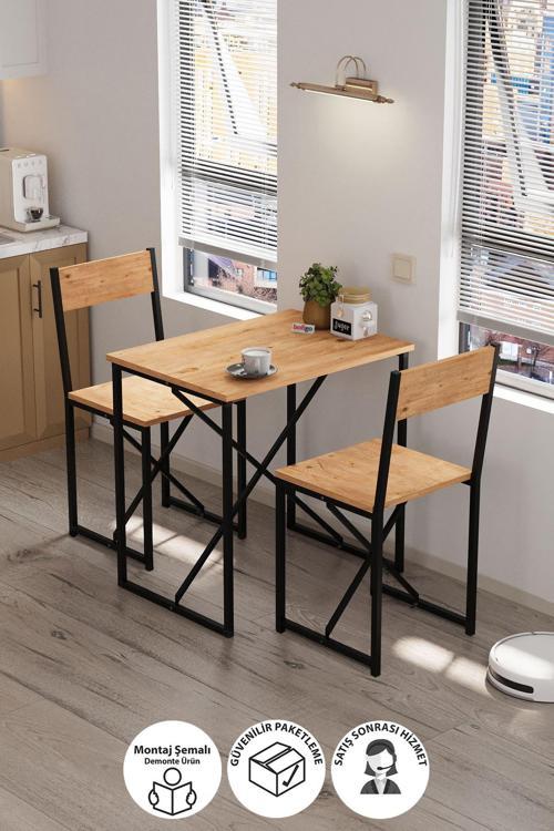2li Mutfak Seti Mutfak Masa ve Sandalye Seti Balkon Masası Cafe Seti Maysa Çam
