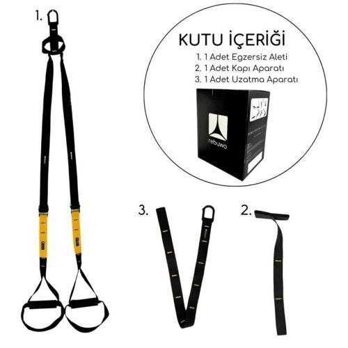 Suspension Trainer Cross Training Egzersiz Seti PRO Sarı
