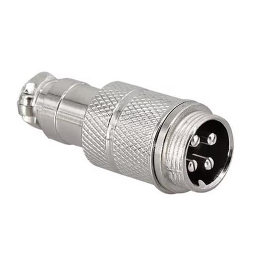 Mayk GX16-4 Pinli Metal Erkek Konnektör (M16 - 16mm) (2818)
