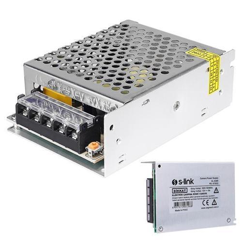 S-Link SL-KA65 12 Volt 5 Amper 65 Watt Metal Kasa Adapatör (2818)