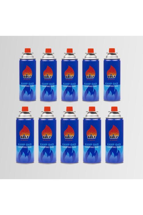 10'Lu Set Kamp Gazı Valfli Kartuş 227 Gr.