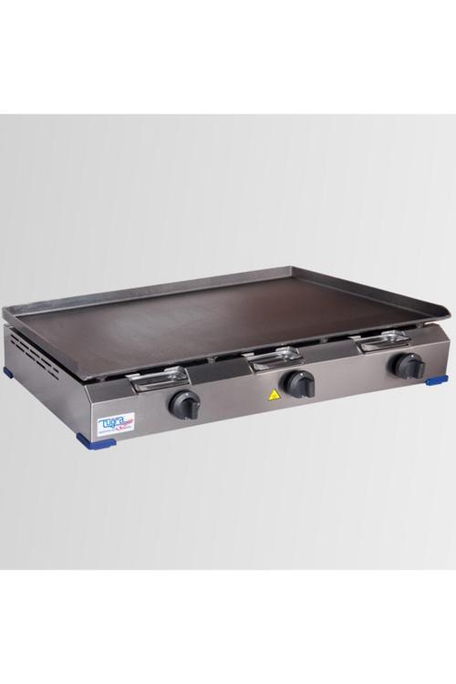 80 Cm Üçlü Doğalgazlı Eko Pleyt Izgara (Ce)