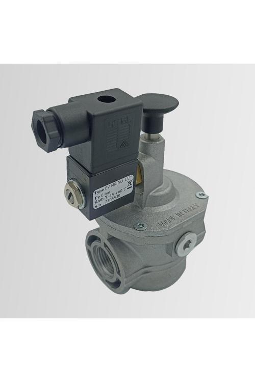 1/2' 6 Bar Manuel Reset Selenoid Vana Geca - Normalde Açık - Alüminyum Gövde