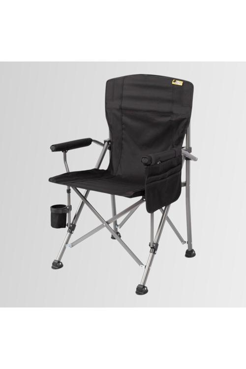 River Side Katlanabilir Kamp Sandalyesi Siyah