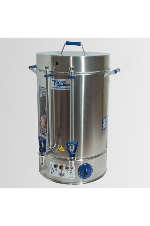 Elektrikli Semaver 160 Bardak 16 Litre Çay Makinesi Otomatı Çaycı Krom