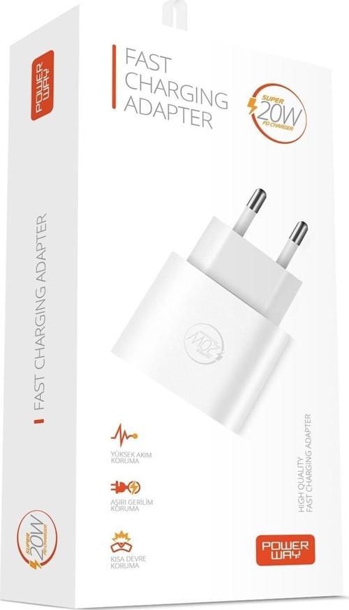 20W Type C Giriş Hızlı Şarj Başlığı RX20