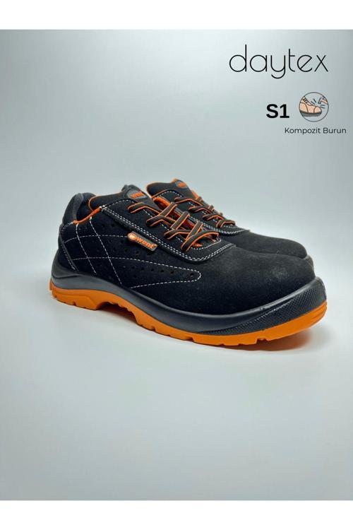 S1 kompozit burun hafif rahat sportif görünümlü ortopedik, kaymaz taban iş ayakkabısı