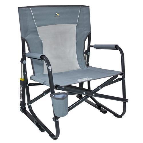 Gci Outdoor FirePit Amortisörlü Katlanır Kamp Sandalyesi GRİ