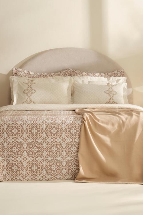 Luvina 8 Parça Çift Kişilik Summer Set Bej