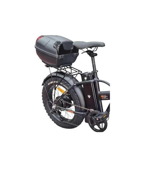 TEX XBYC T19 BİSİKLET BAGAJ ÜSTÜ PLASTİK ÇANTA SİYAH