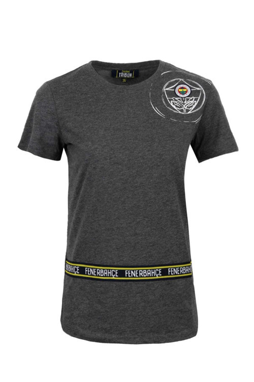 Kadın Tribun Bantlı T-Shirt