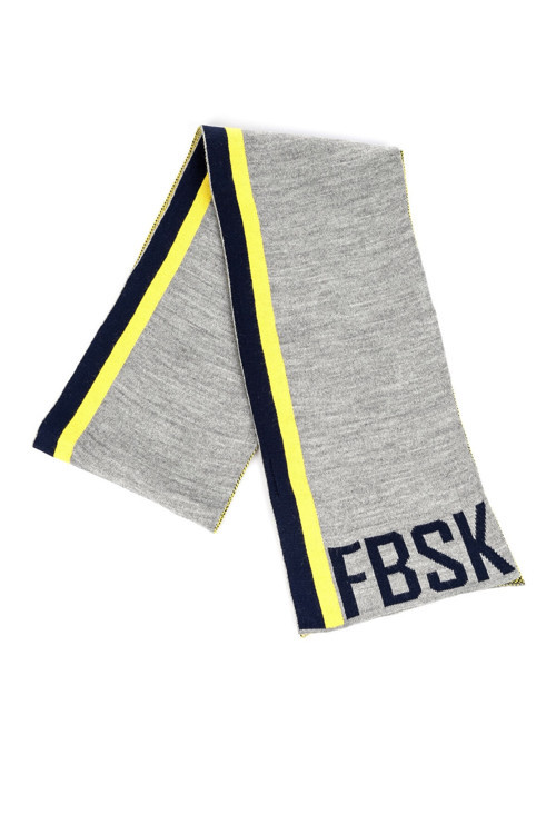 Unisex Lacivert/Sarı/Gri Atkı - Ta020U8K04