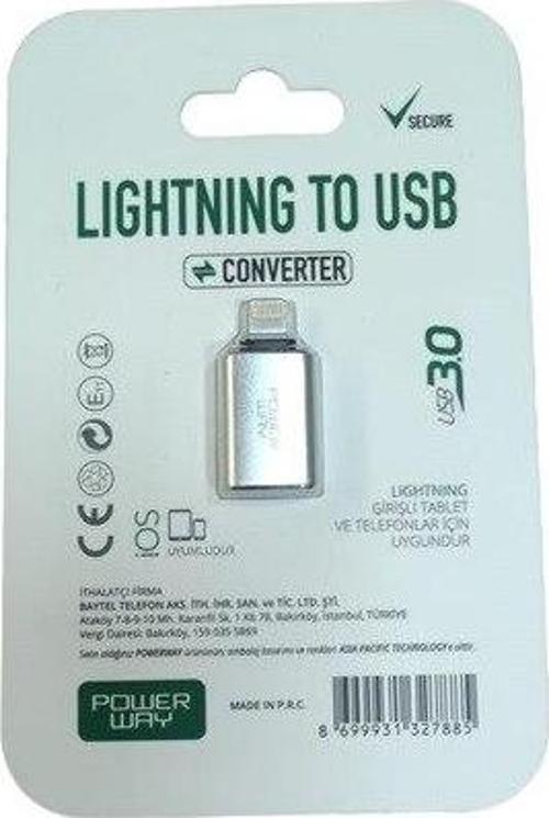 Lightning Erkek Usb 3.0 Dişi Çevirici